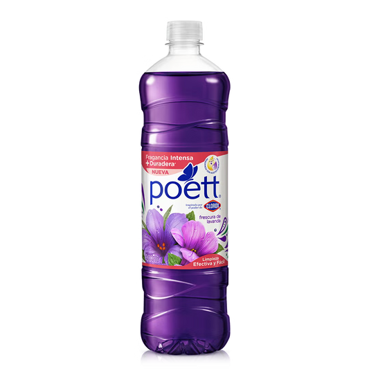 Poett - Limpiador Frescura Lavanda 900ml (Caja 12pz)