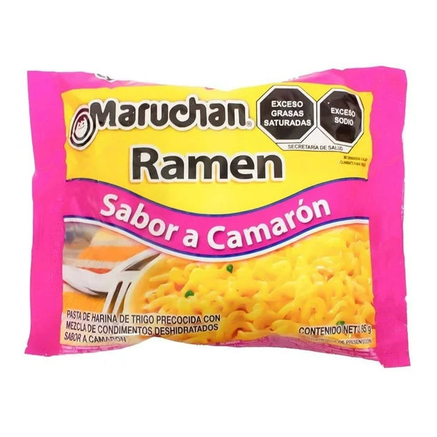 Maruchan - Ramen Camarón 65gr (Caja 24 pz)