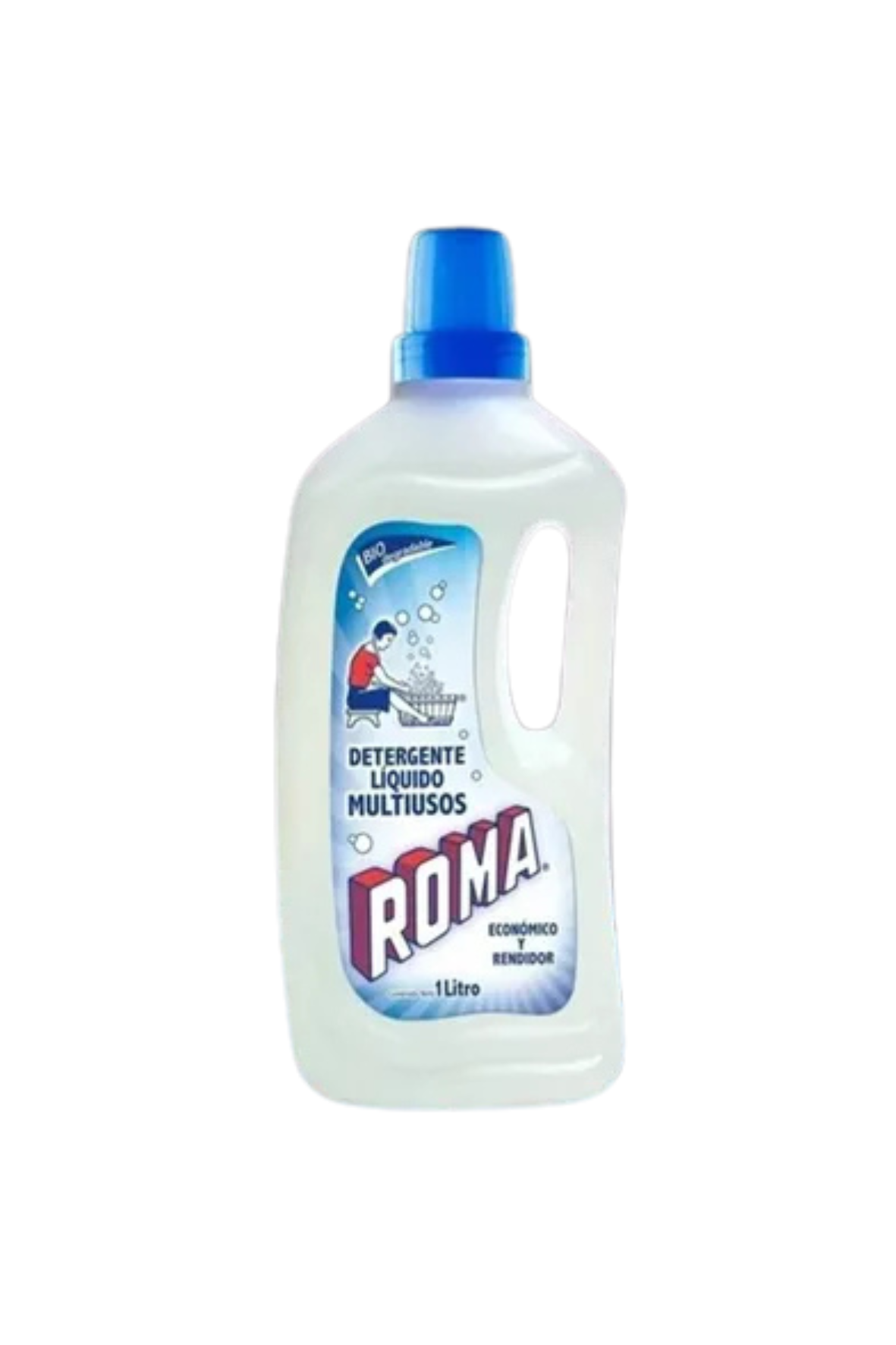 Roma- Detergente Líquido Para Ropa 1Lt (Caja 12pz)