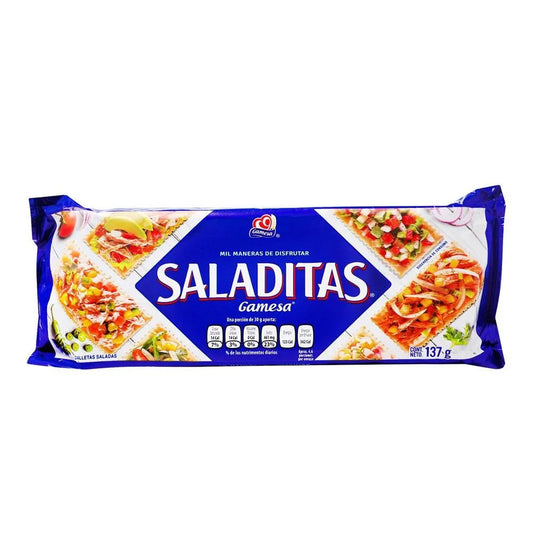 Gamesa - Galletas Saladitas 137gr (Caja 20pz)