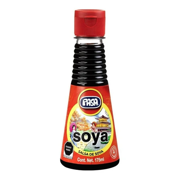 Pasa - Salsa de Soya 175ml (Caja 24pz)