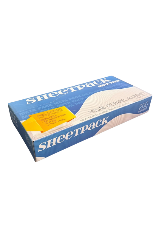 Sheetpack - Papel Aluminio PreCortado 30x27 (Caja 8exh)