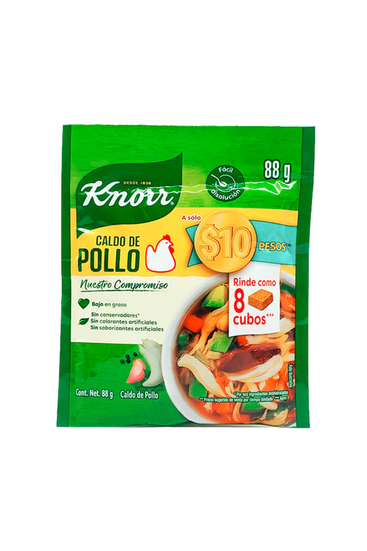 Knorr - Sobre De Caldo De Pollo 88gr (Caja 12pz)