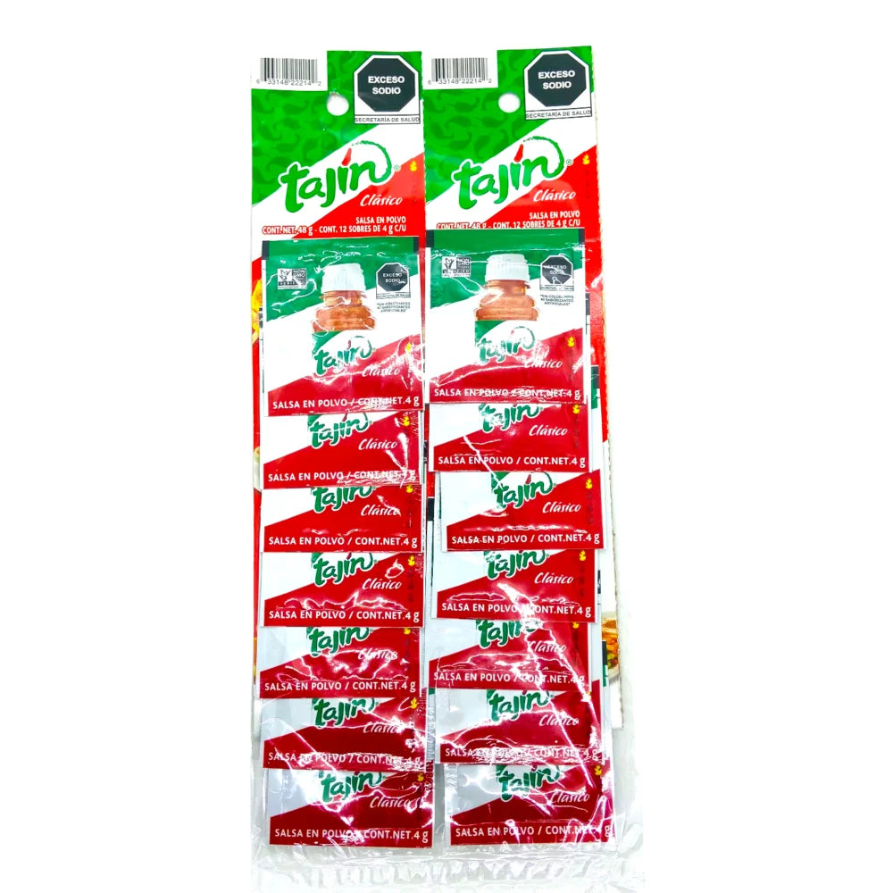 Tajín - Chile En Polvo Clásico 4gr 24pz (Caja 20pz)
