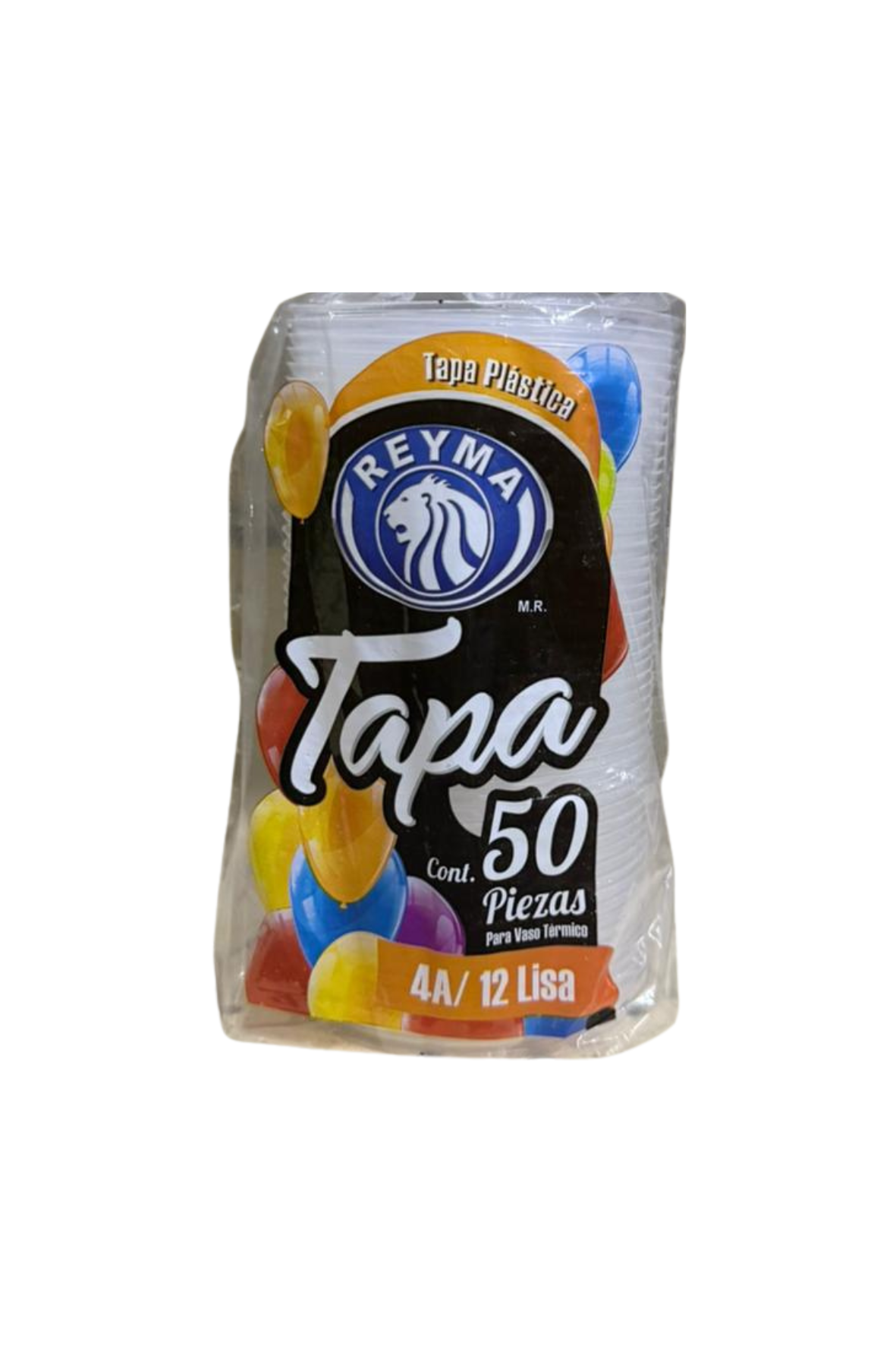 Reyma - Tapa Lisa Para Vaso Termico #4A Y #12 (Caja 20pz)
