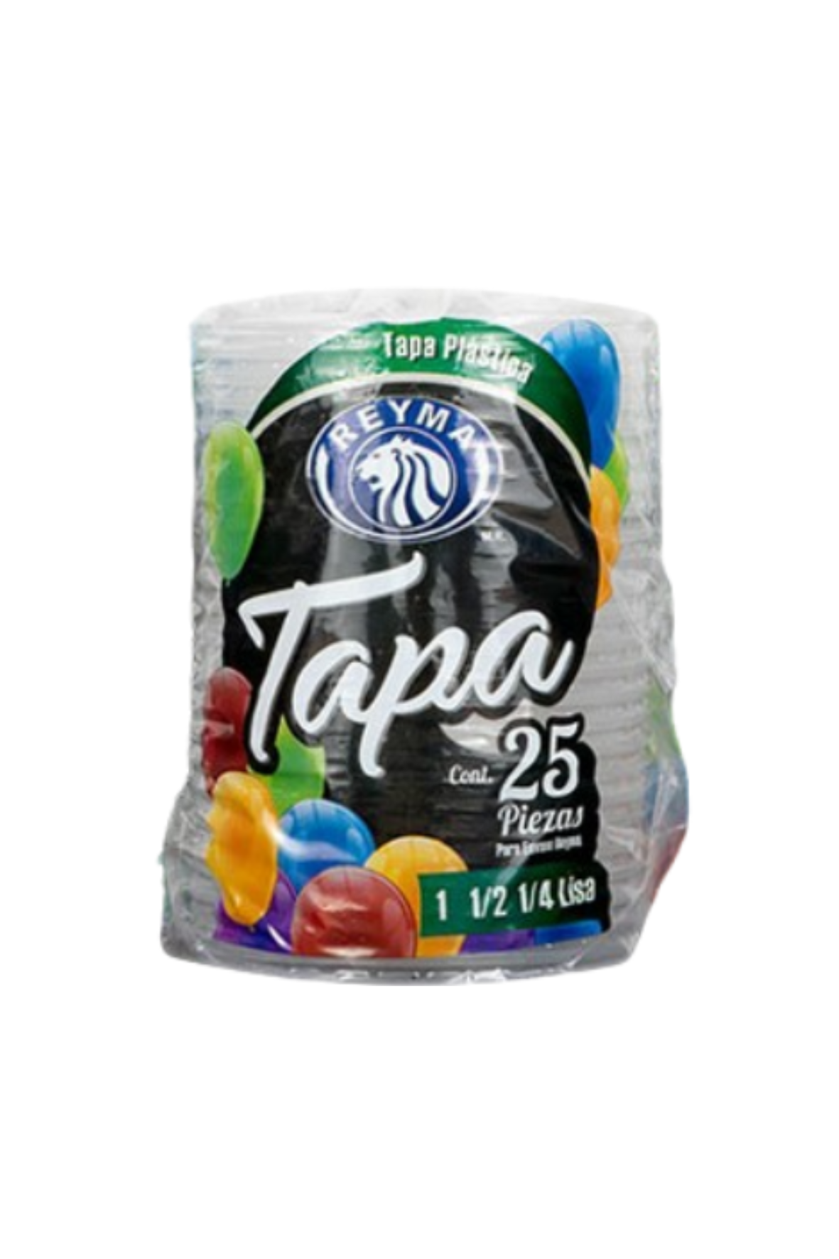 Reyma - Tapa Lisa Para Envase Plastico (Caja 20pz)