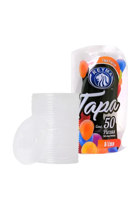 Reyma - Tapa Lisa Para Vaso Termico #8 (Caja 20pz)