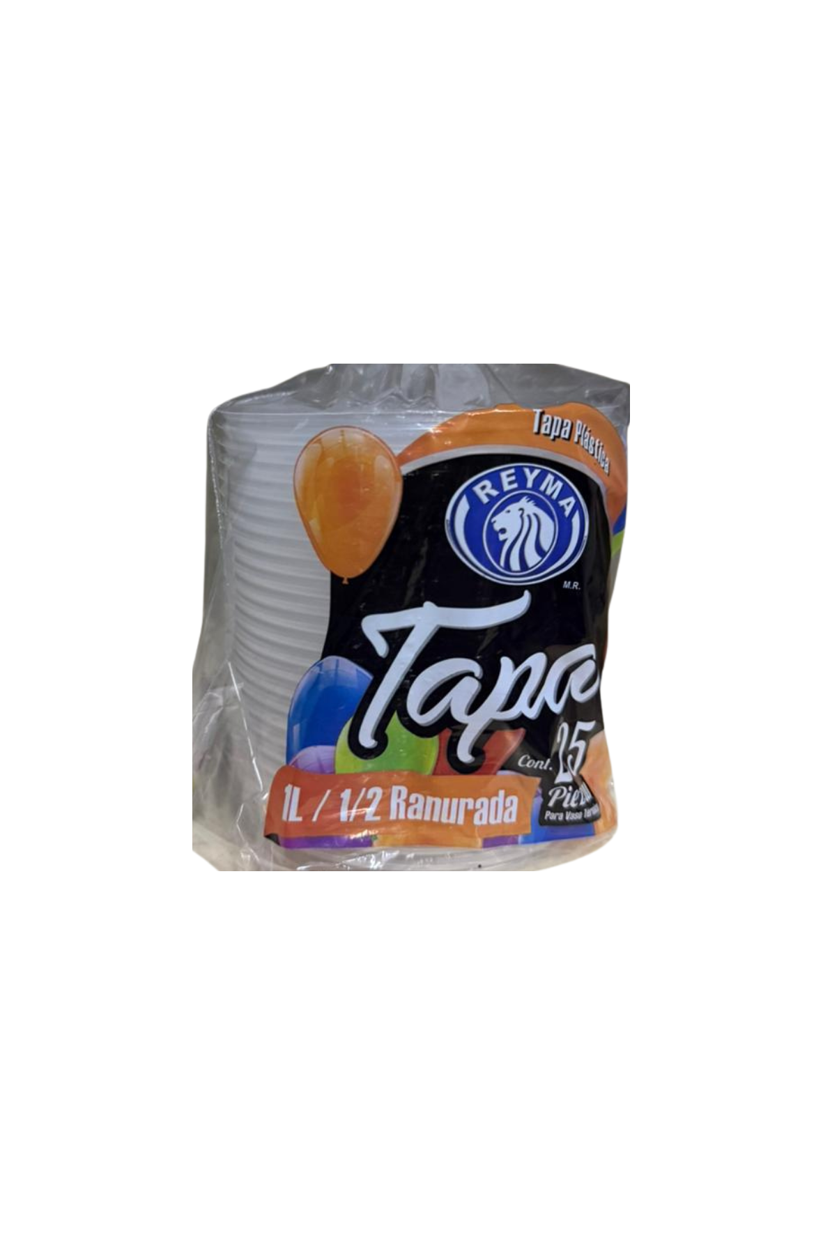 Reyma - Tapa Ranurada Para Vaso Termico 1Lt y 500ml (Caja 20pz)