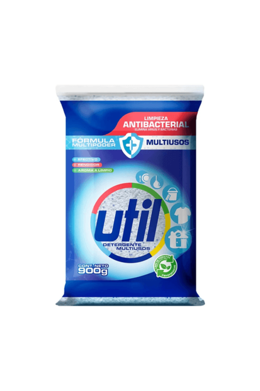 Util - Detergente En Polvo Multiusos 900gr (Caja 11pz)
