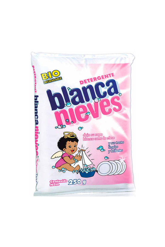 Blanca Nieves - Detergente En Polvo Para Ropa 250gr (Caja 40pz)