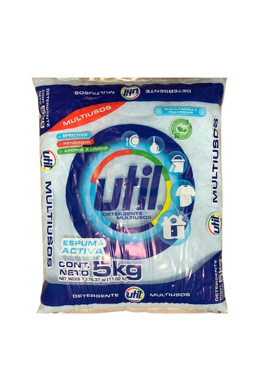 Util - Detergente En Polvo Multiusos 5kg