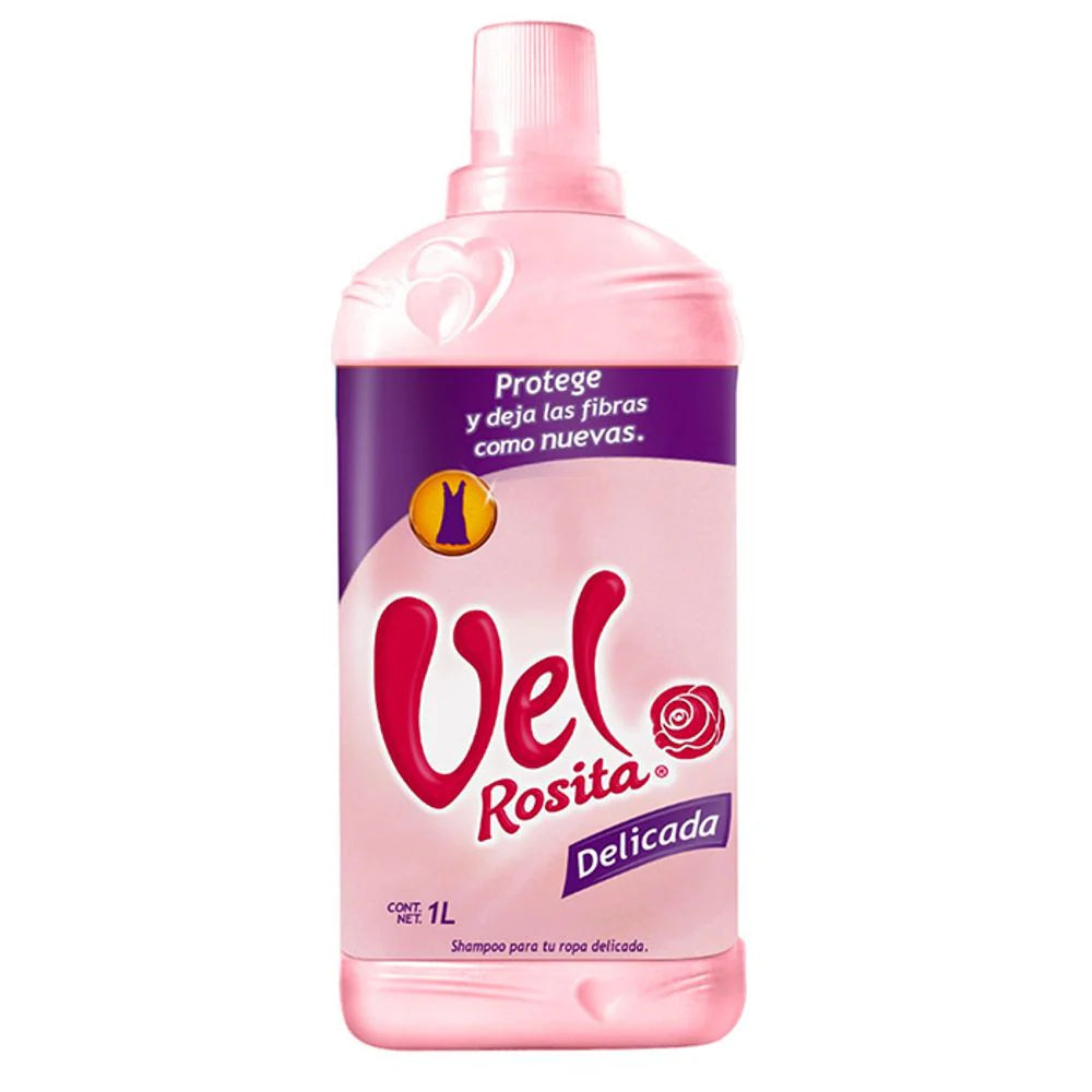 Vel Rosita - Detergente Líquido Para Ropa 1Lt (Caja 12pz)