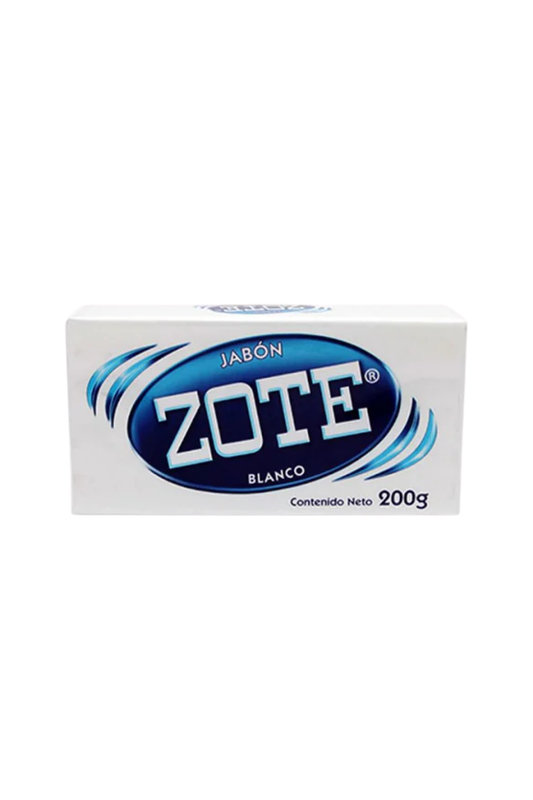 Zote - Jabon Blanco En Barra 200gr (Caja 50pz)
