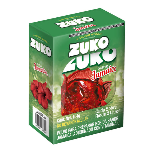 Zuko  - Concentrado Sabor Jamaica Exh. 8pz 13gr (Caja 12exh)