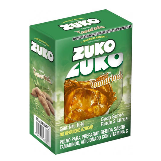Zuko  - Concentrado Sabor Tamarindo Exh. 8pz 13gr (Caja 12exh)
